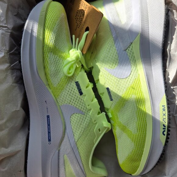 RARE Nike Air Zoom Structure 25 Volt/Grey/Wht Run Gym Sport Cross-Trainer DJ7884 - Picture 9 of 16